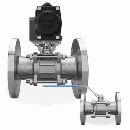 3 Piece Reduce Bore Flanged End Ball Valve