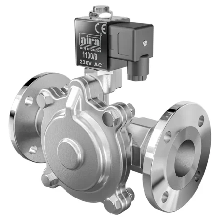 2-2 Way Pilot Operated Diaphragm Type Flanged Solenoid Valve