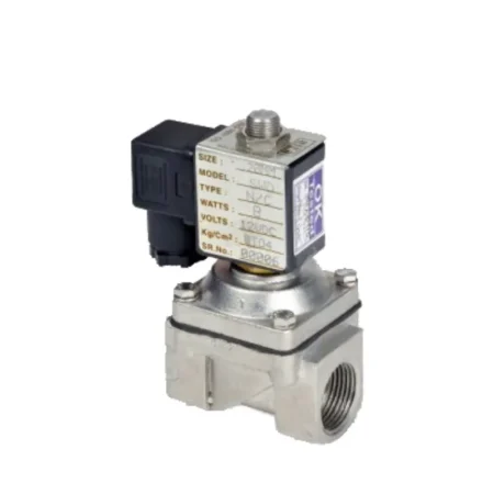 2/2 Way Pilot Diaphragm Screwed Solenoid Valve