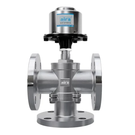 Mixing & Diverting SS Cap Medium Pressure Flanged Control Valve