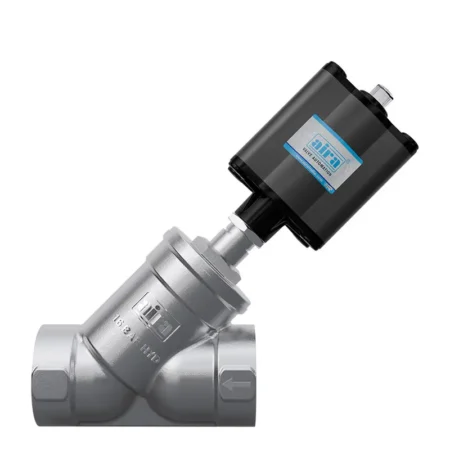 Angle Type Single & Double Acting Screwed Control Valve