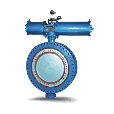 AWWA Large Diameter Double Flanged Butterfly Valve