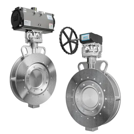 Double Off-Set Disc Wafer Type Butterfly Valve