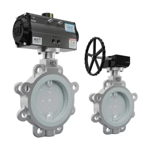 FEP-PFA Lined Lug Type Butterfly Valve