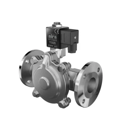 2/2 Way Pilot Operated Diaphragm Type Flanged Solenoid Valve