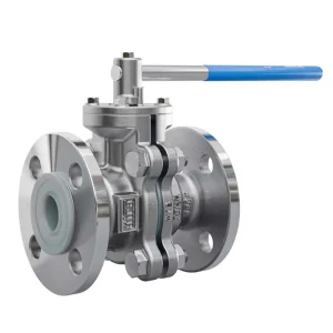 PFA-FEP Lined Flanged End Ball Valve