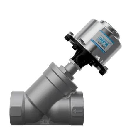 Angle Type SS Cap Screwed Control Valve