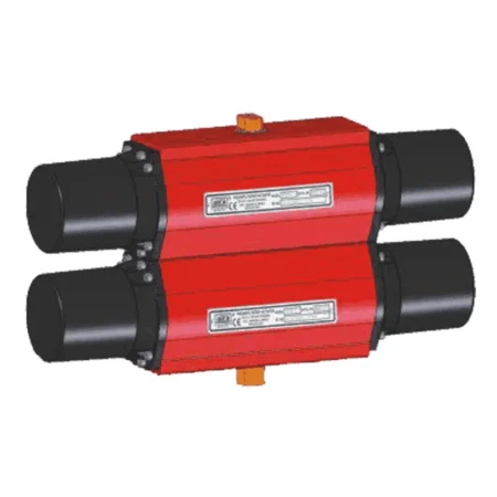 Single Acting Scotch Yoke Double Decker Actuator