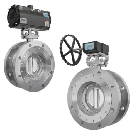 Tripple Offset Double Flanged Butterfly Valve