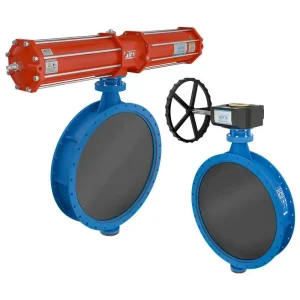 Double Offset Damper Butterfly Valve