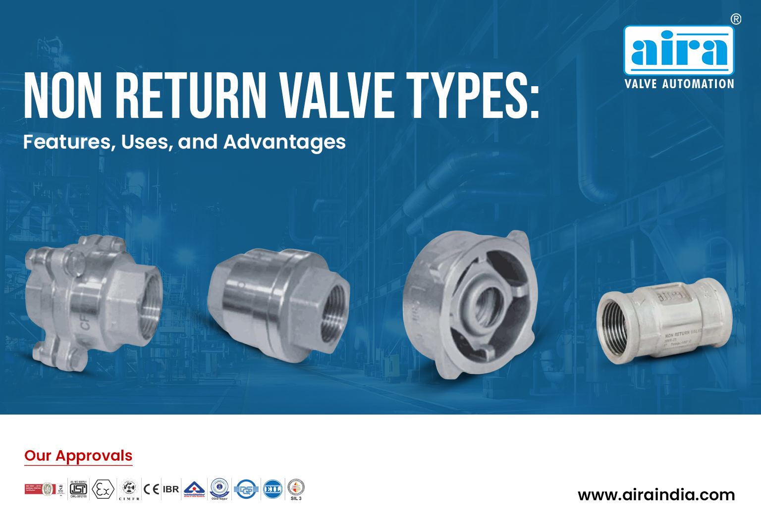 Non Return Valve Types: Features, Uses, and Advantages